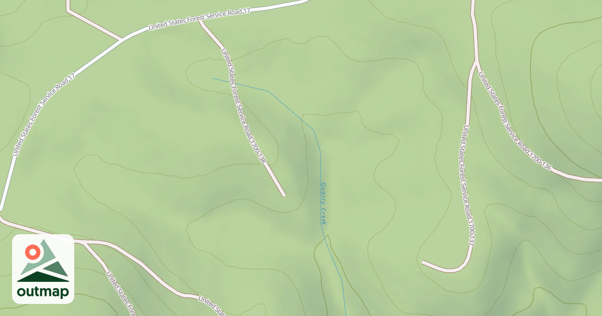 Map of USFS Motor Vehicle Use Map Roads {A13521CF-A168-4AFA-B5C6-D2FF05B32339}
