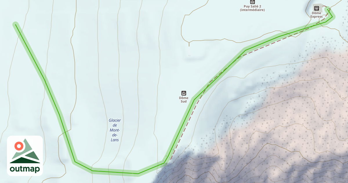 Map of Acces Belvedere