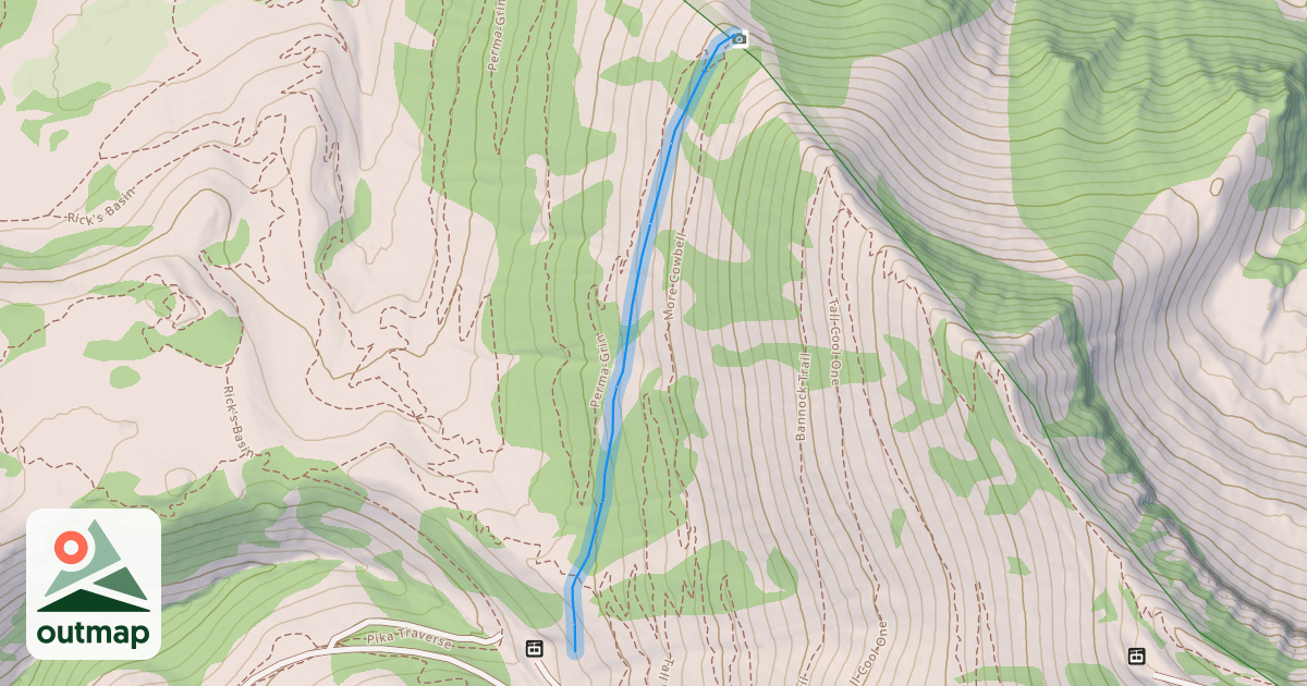 Map of North Boundary Traverse