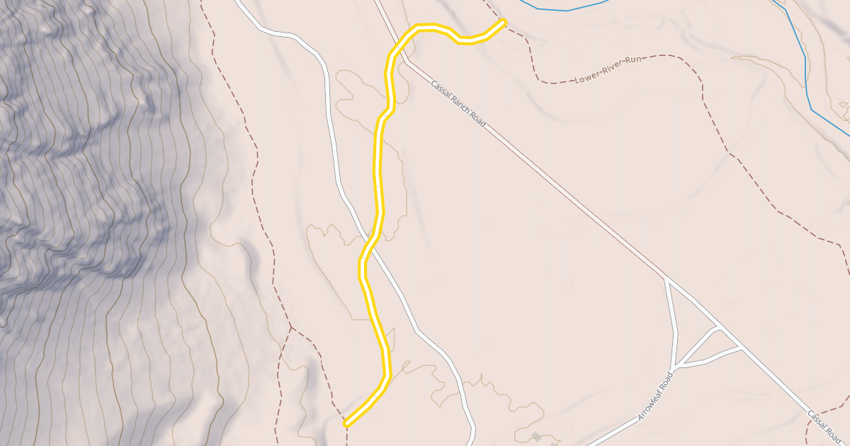 Map preview of Rattlesnake Cutoff