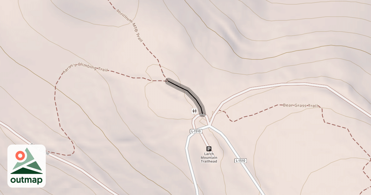 Map of Thrillium MTB Trail
