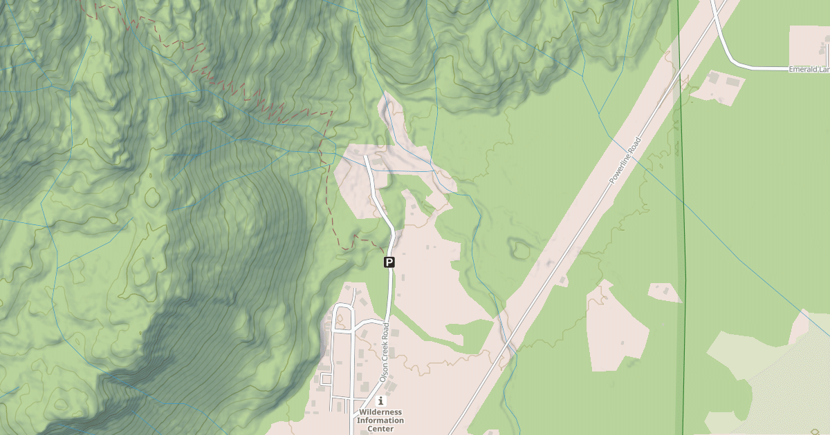Map preview of OLSON CR