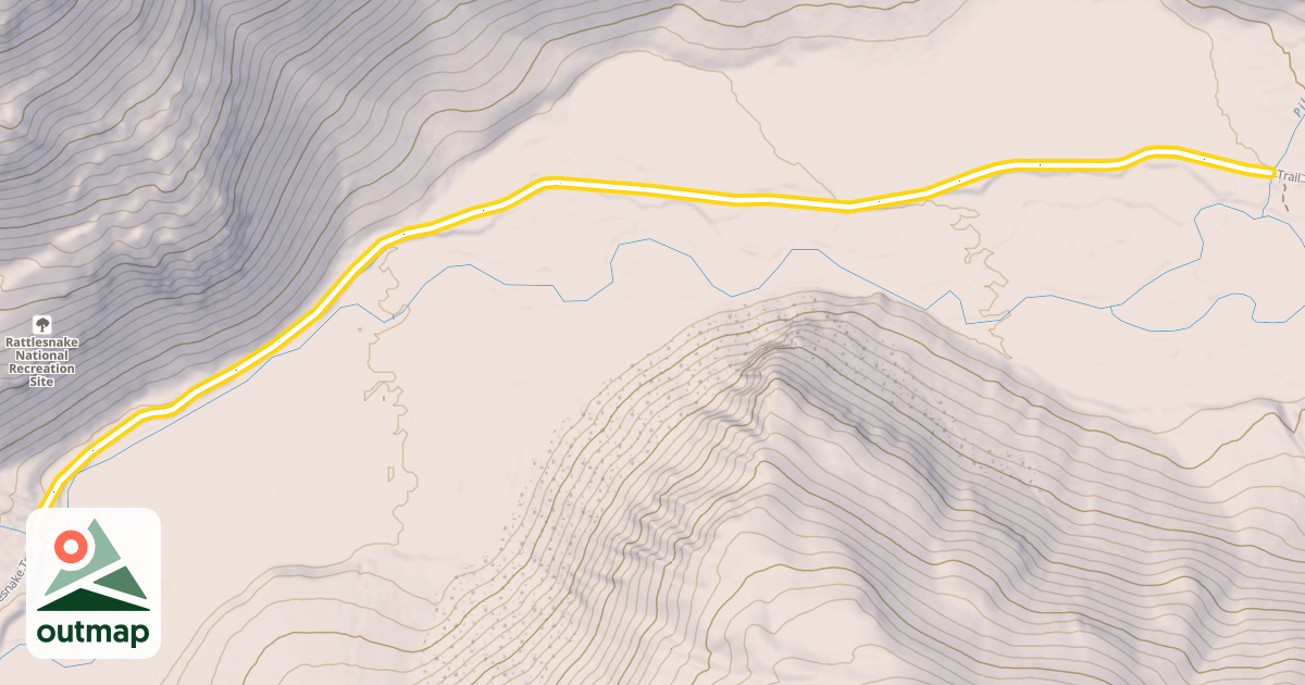 Map of Rattlesnake Trail