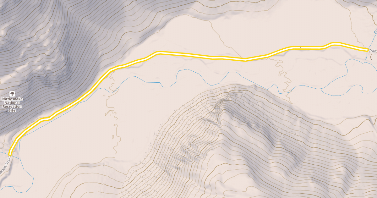 Map preview of Rattlesnake Trail
