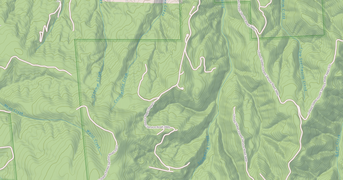 Map preview of USFS Motor Vehicle Use Map Roads {A3DE3F79-C5FA-4F83-BDF9-709245B464D6}