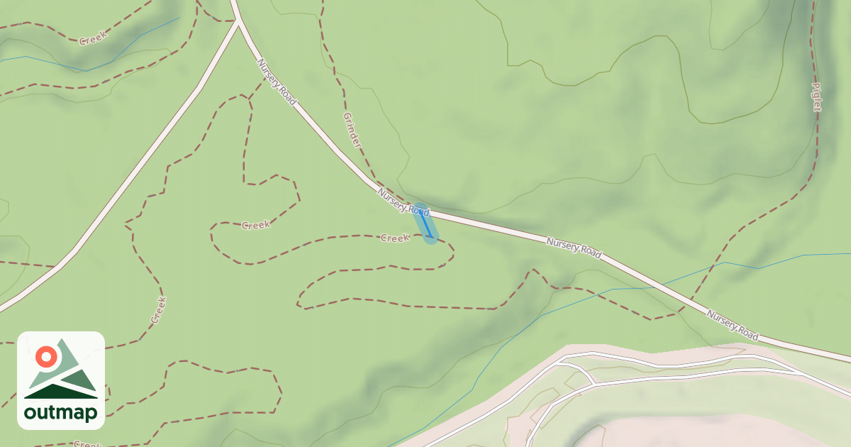 Map of Creek