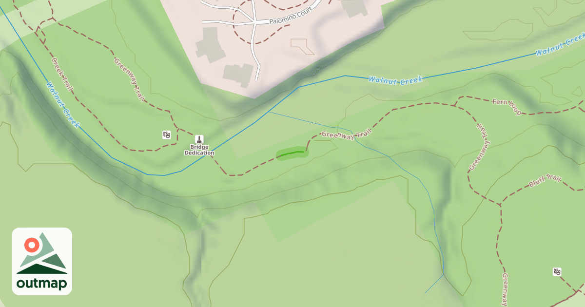 Map of Greenway Trail