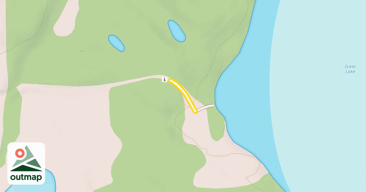 Map of Whispering Pines Trail