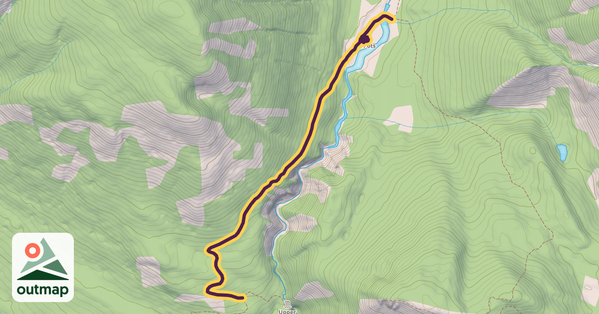 Map of Ink Pots Trail