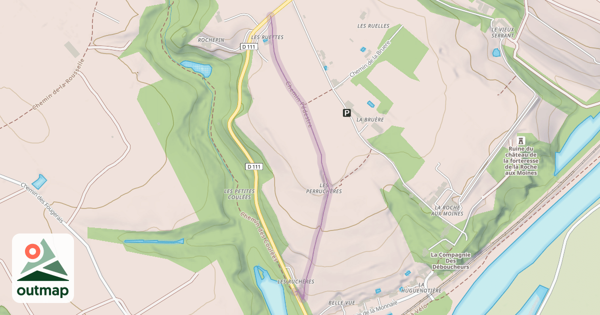 Map of Chemin Pédestre