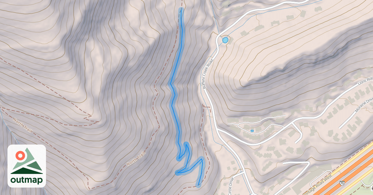 Map of North Trail Connector