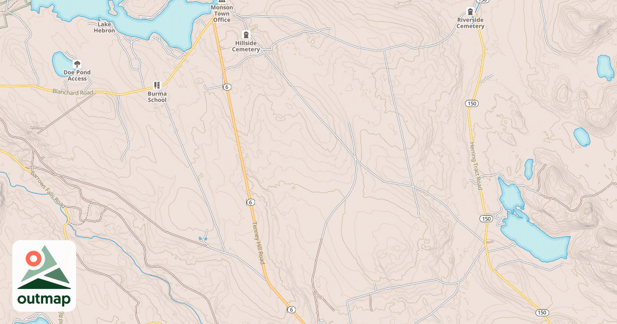 Map of Maine Statewide ATV Trails 8