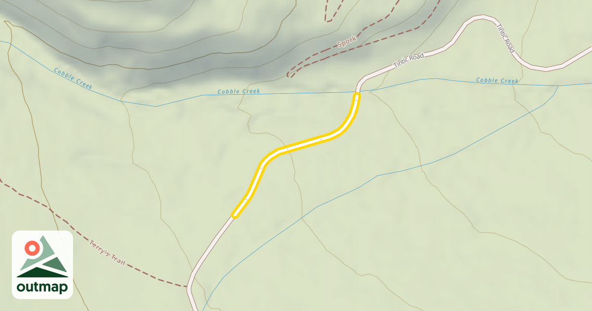 Map of Tintic Road