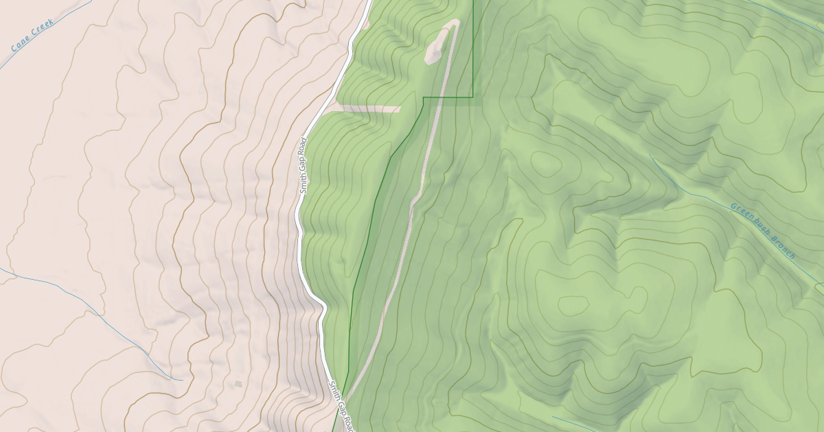 Map preview of SMITH GAP BR. A