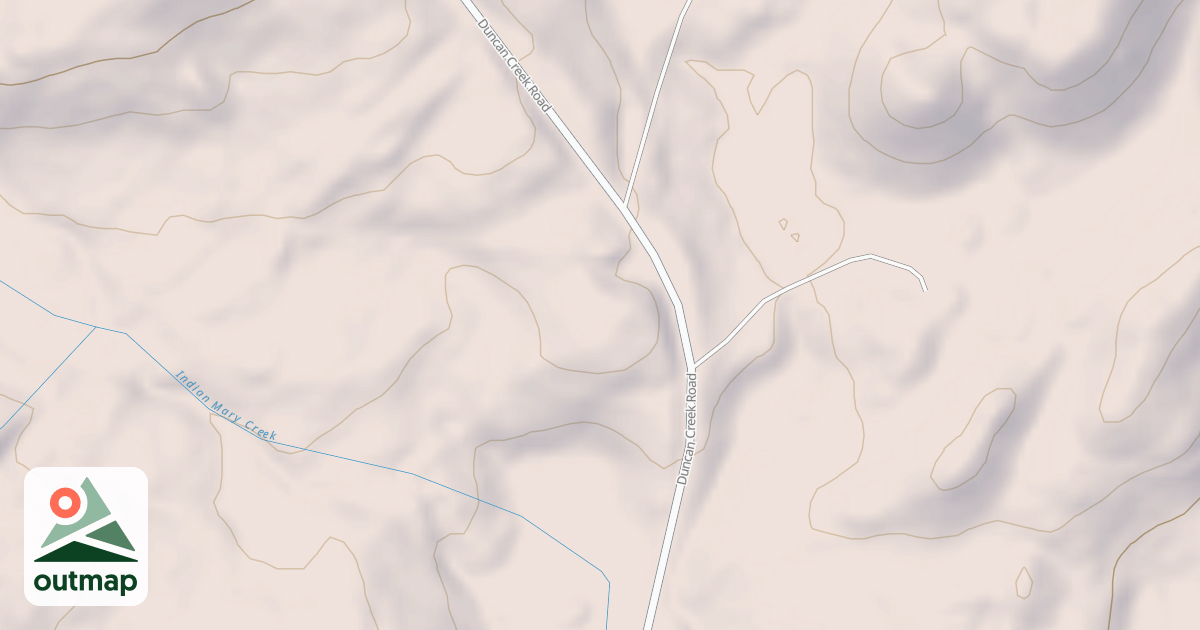 Map of DUNCAN CREEK