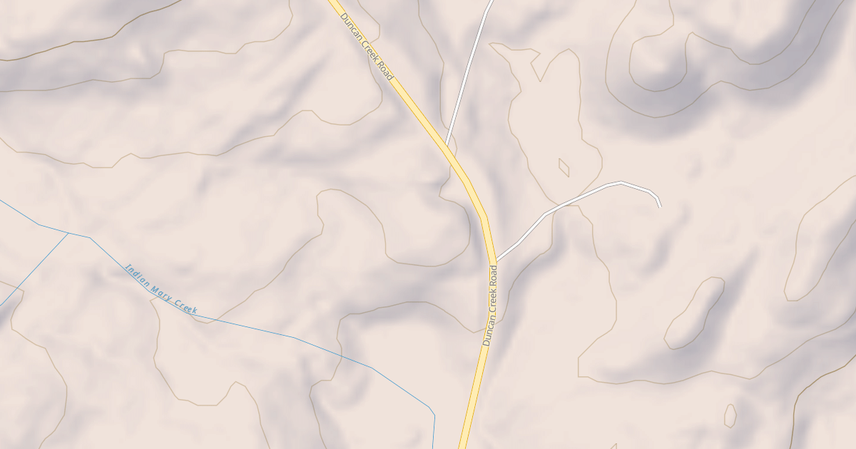 Map preview of DUNCAN CREEK