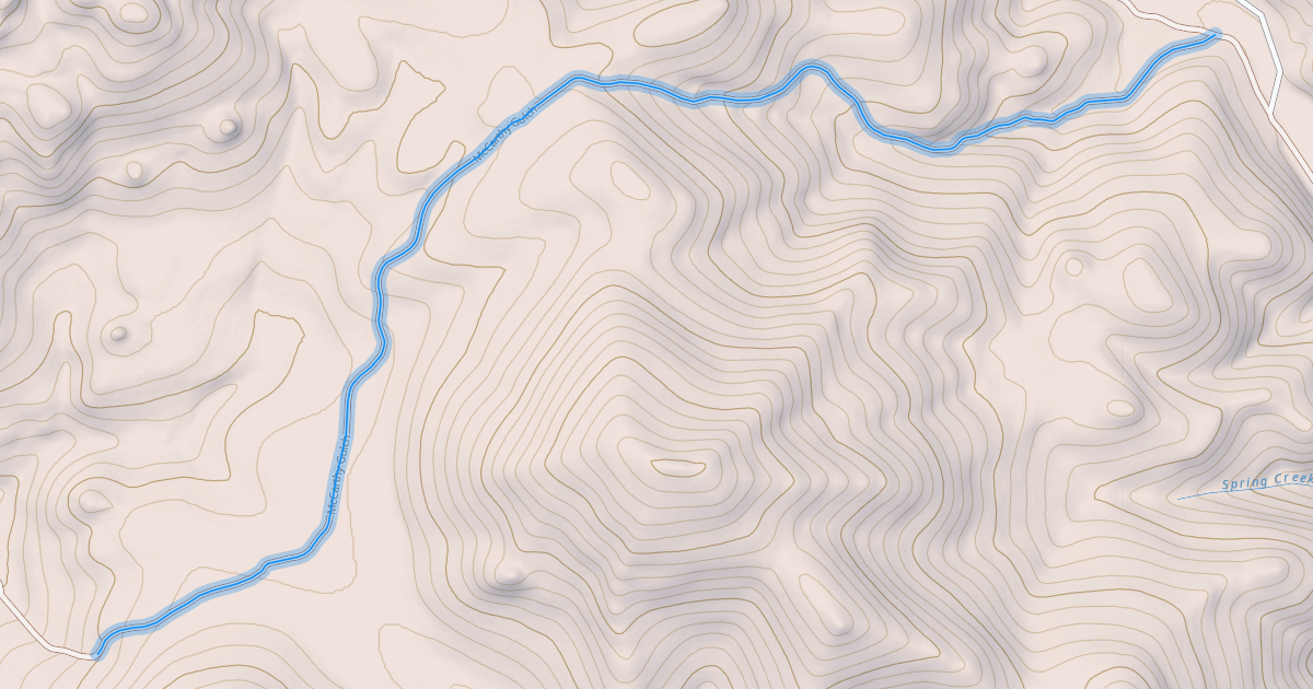 Map preview of McCarthy Gulch
