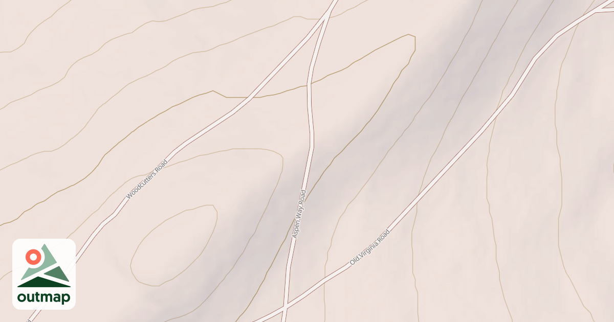 Map of ASPEN WAY ROAD