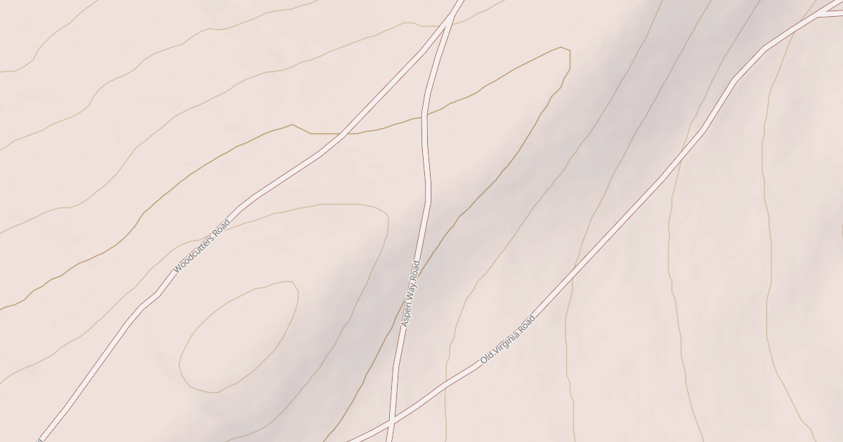 Map preview of ASPEN WAY ROAD