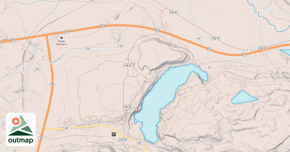 Map of Iron Ore Heritage Trail