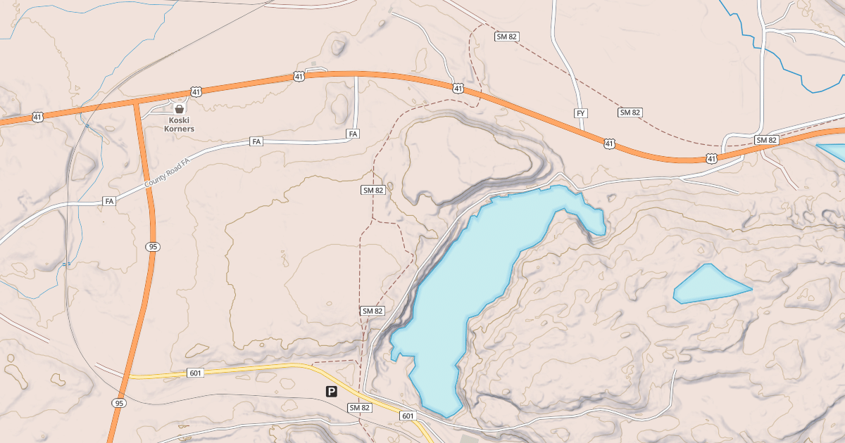 Map preview of Iron Ore Heritage Trail