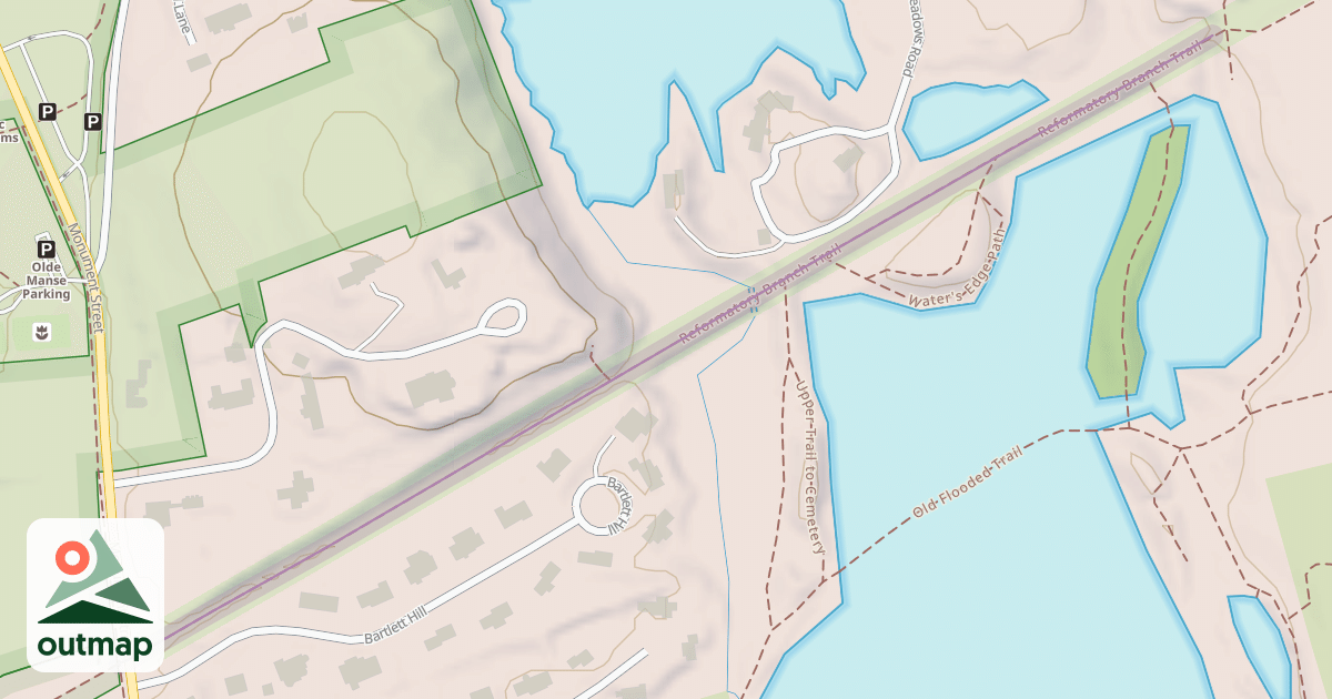 Map of Reformatory Branch Trail