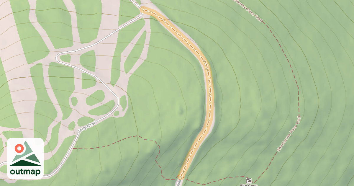 Map of Killington-Pico Interconnect
