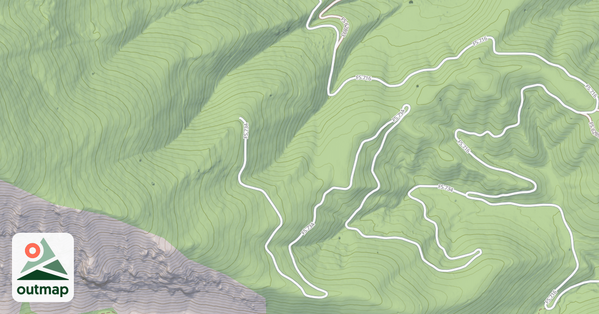 Map of (FDR) UPPER SPOON CREEK