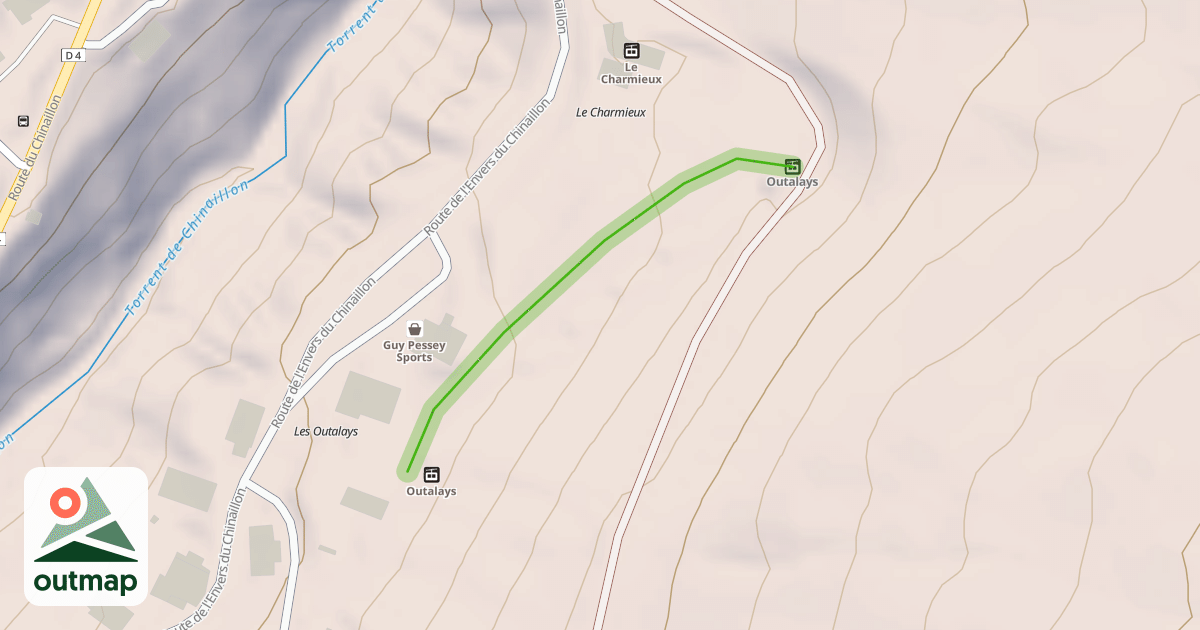 Map of Espace débutant des Outalays