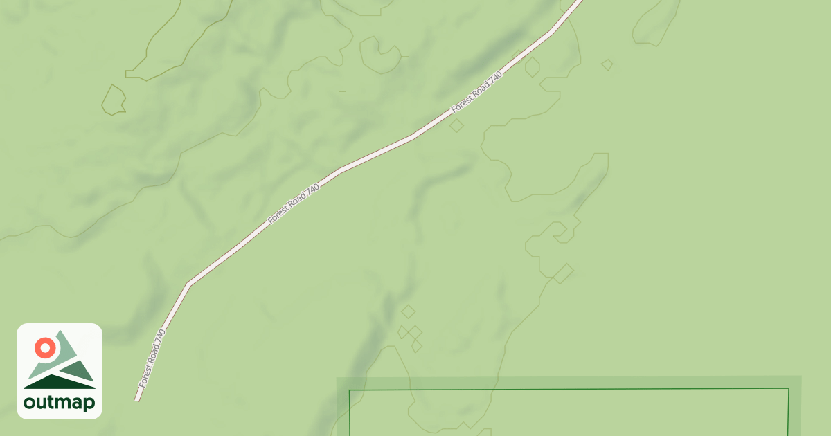 Map of FR 740A