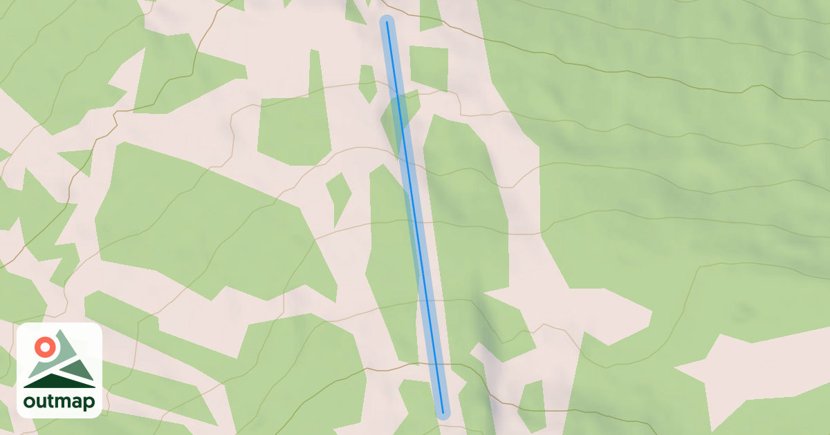 Map of Shiney's Slope