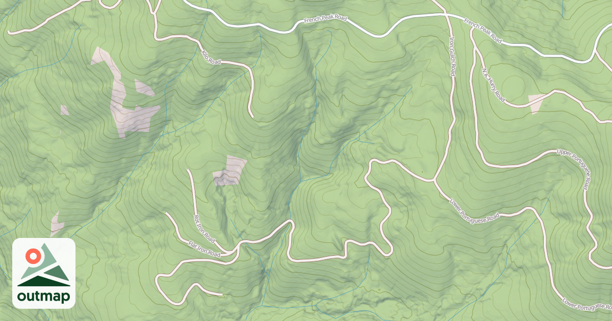Map of IRON GULCH