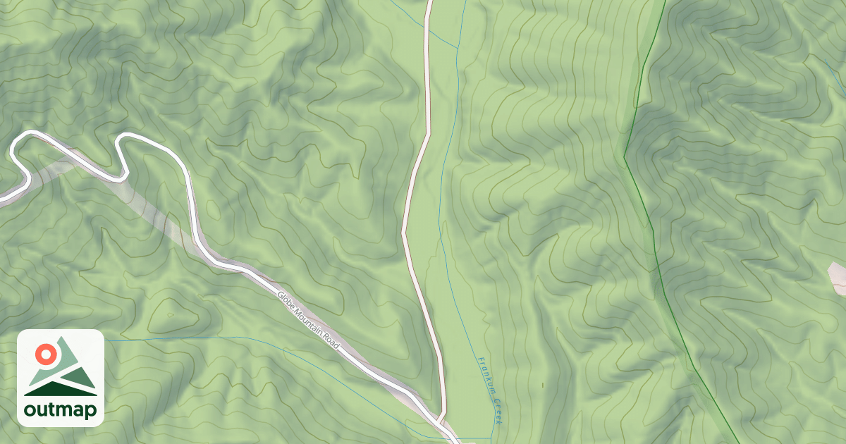 Map of FRANKUM CREEK