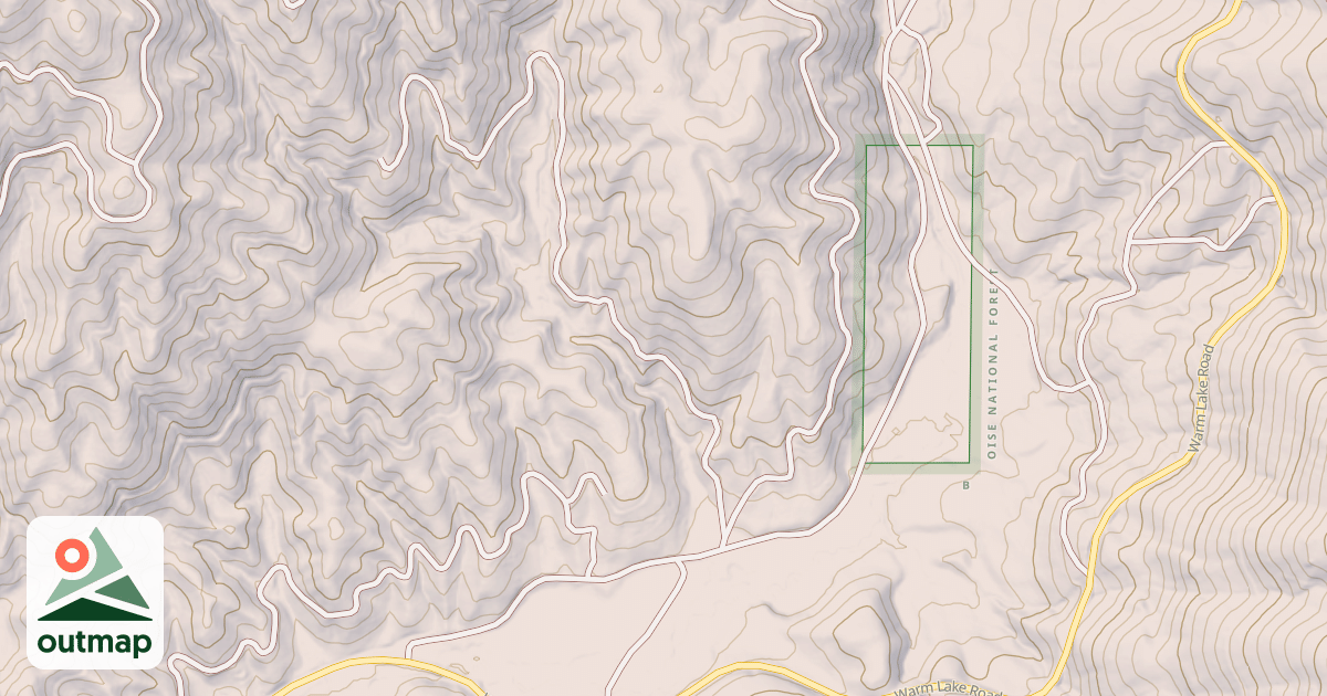 Map of GOLD FORK MEADOW