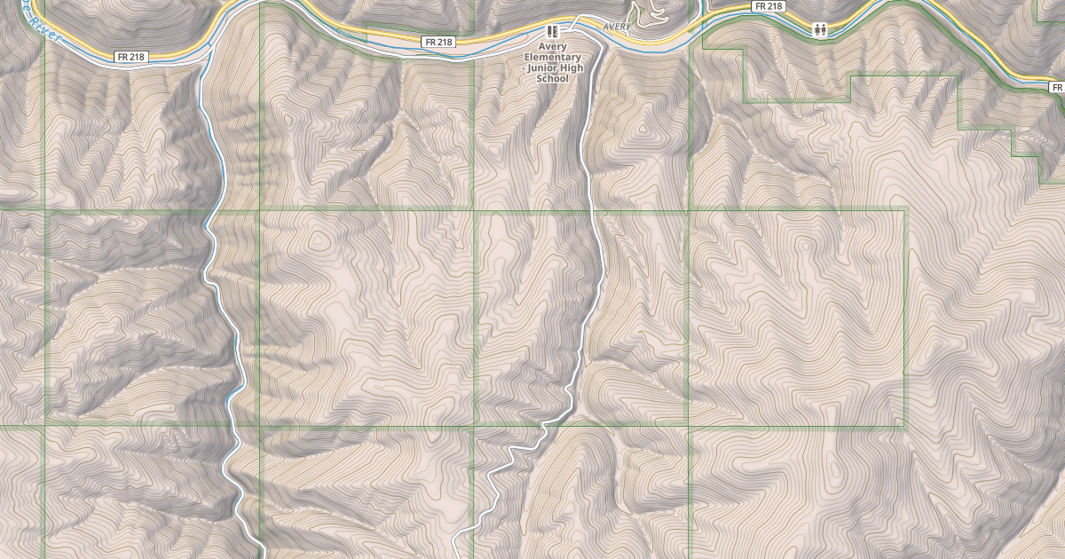Map preview of KELLEY CREEK