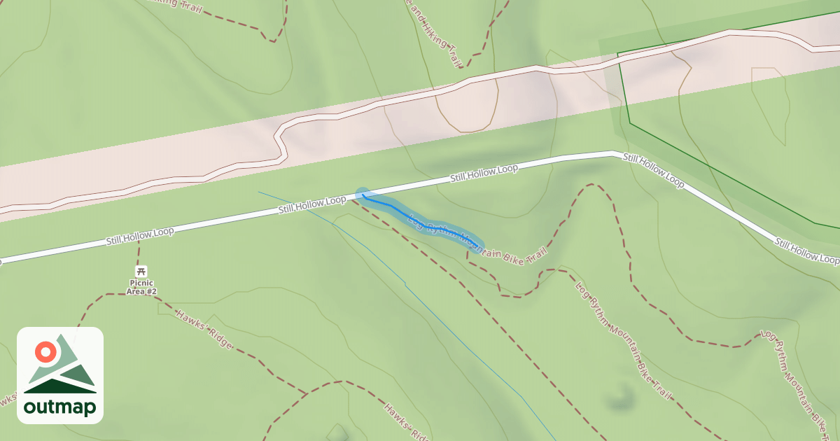Map of Log Rythm Mountain Bike Trail