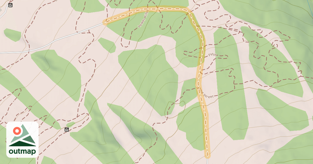 Map of Skin Track