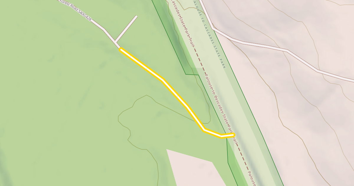 Map preview of Forest Road 5400-428