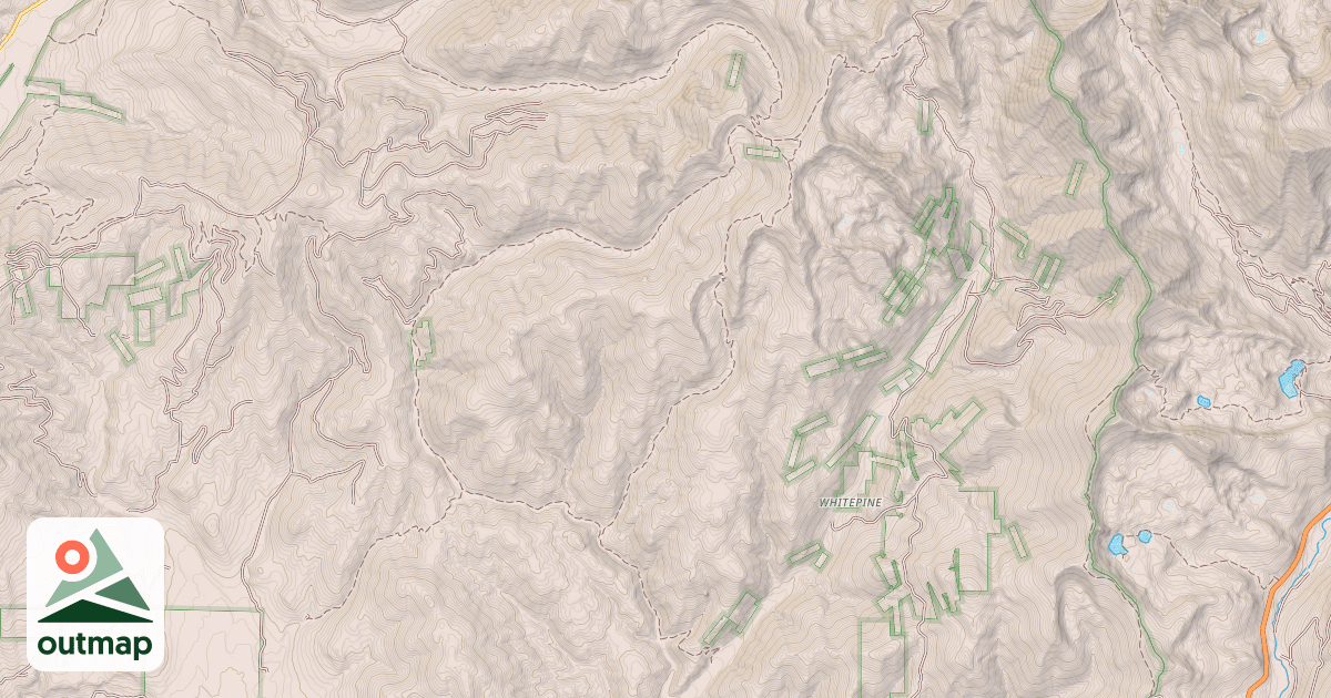 Map of USFS Motor Vehicle Use Map Trails 5442