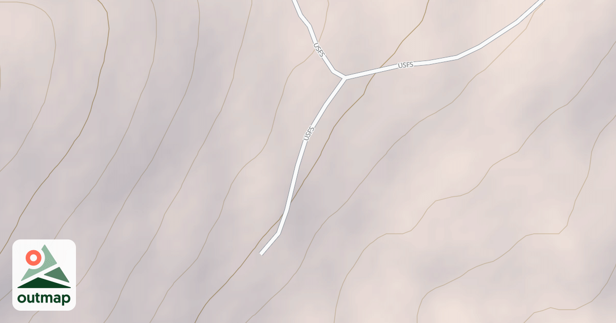 Map of Twin Lake Pass Pit Road