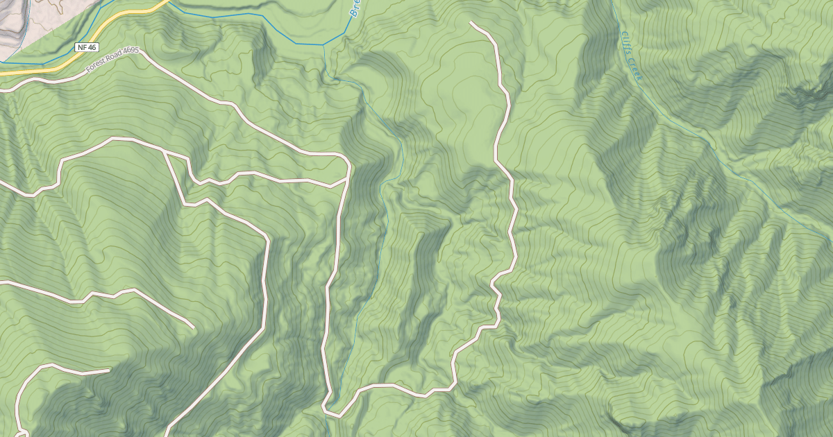 Map preview of SLIDE CREEK