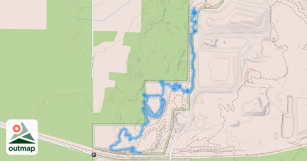 Map of Ruby Ridge