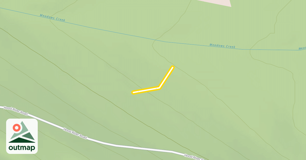Map of Rabbit Ears Trail