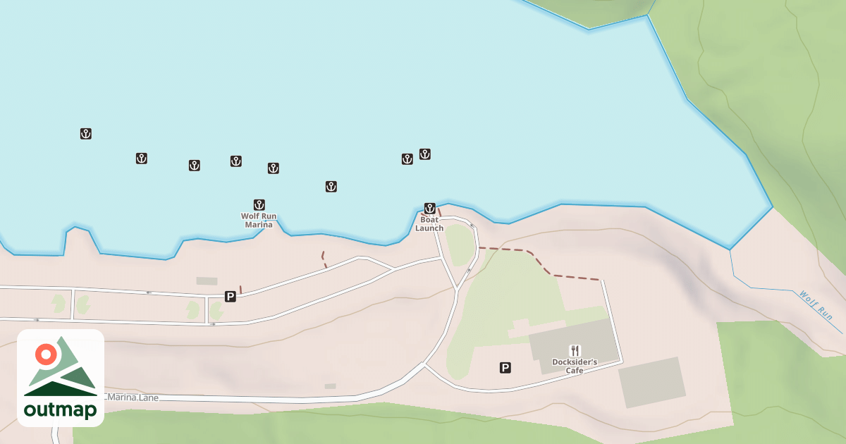 Map of WOLF RUN RECREATION - B