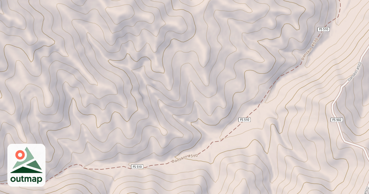 Map of Danskin #510