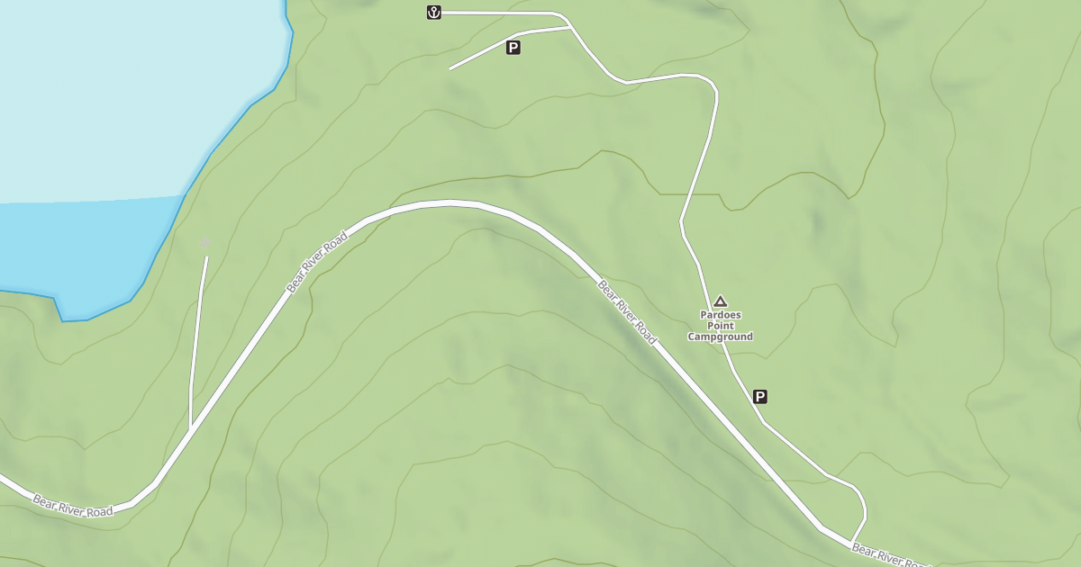 Map preview of PARDOE POINT ROAD