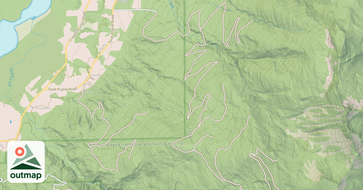 Map of PRAIRIE MTN