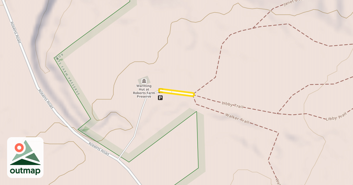 Map of Roberts Farm Trail
