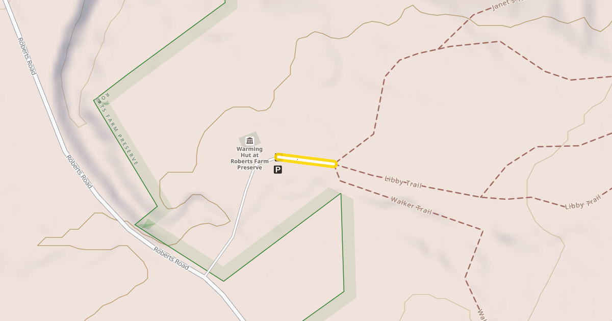 Map preview of Roberts Farm Trail