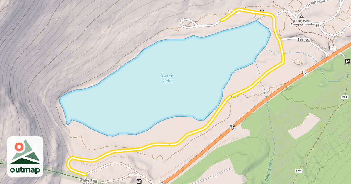 Map of Lake Loop